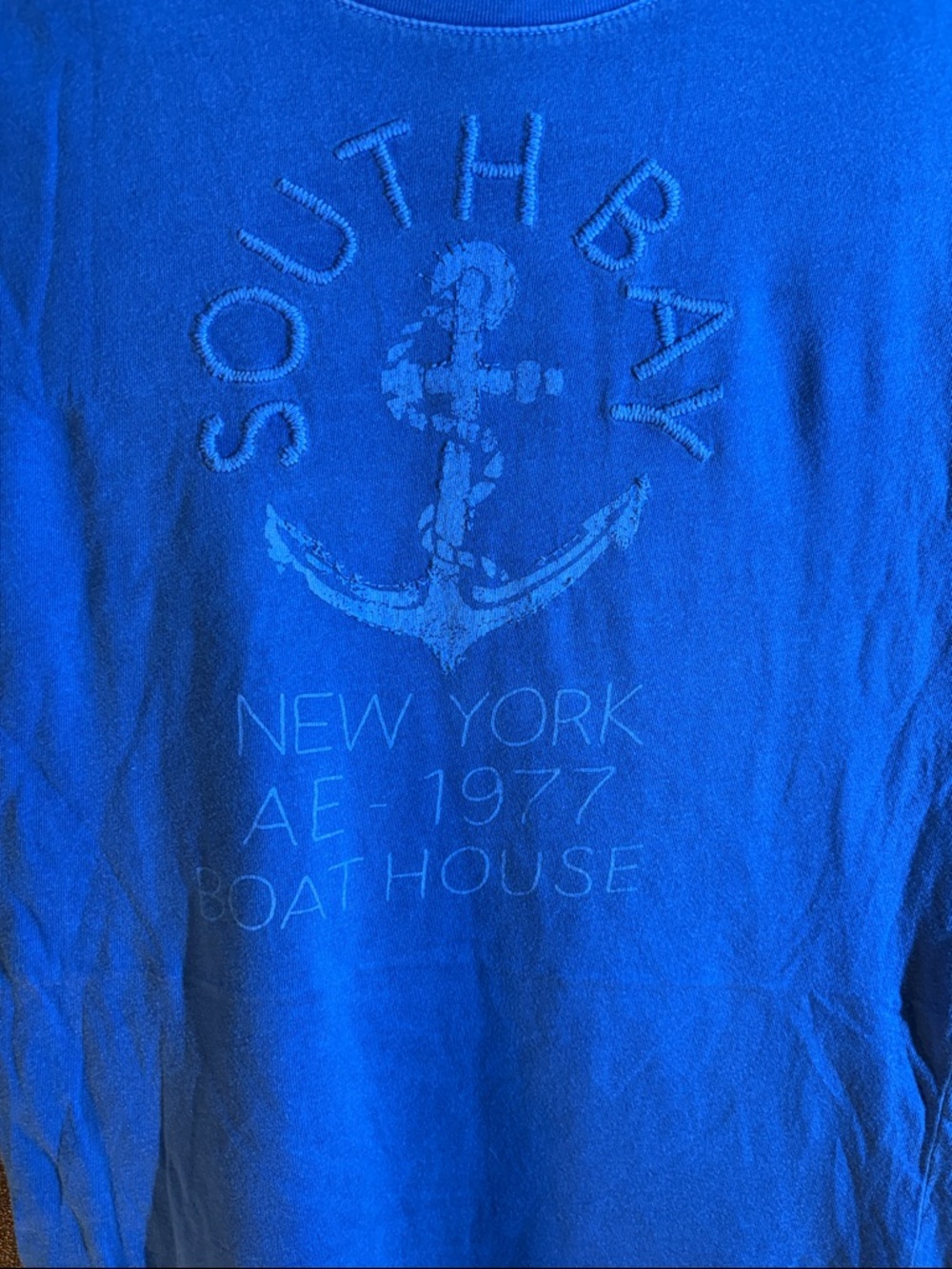 American Eagle Outfitters Blue Short Sleeve Graphic Tee Size Medium - Picture 2 of 6